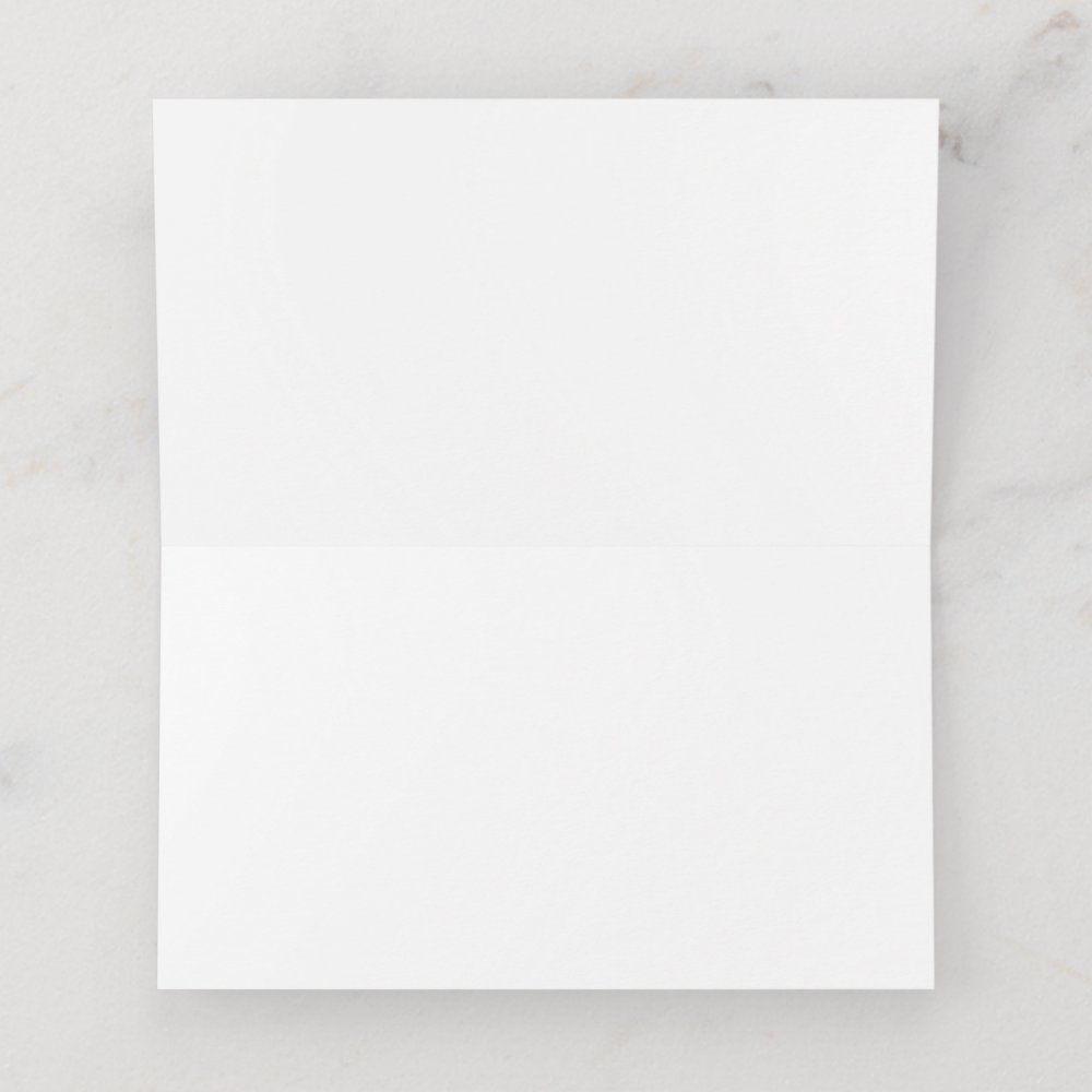 Minimal Wedding Table Number Place Card