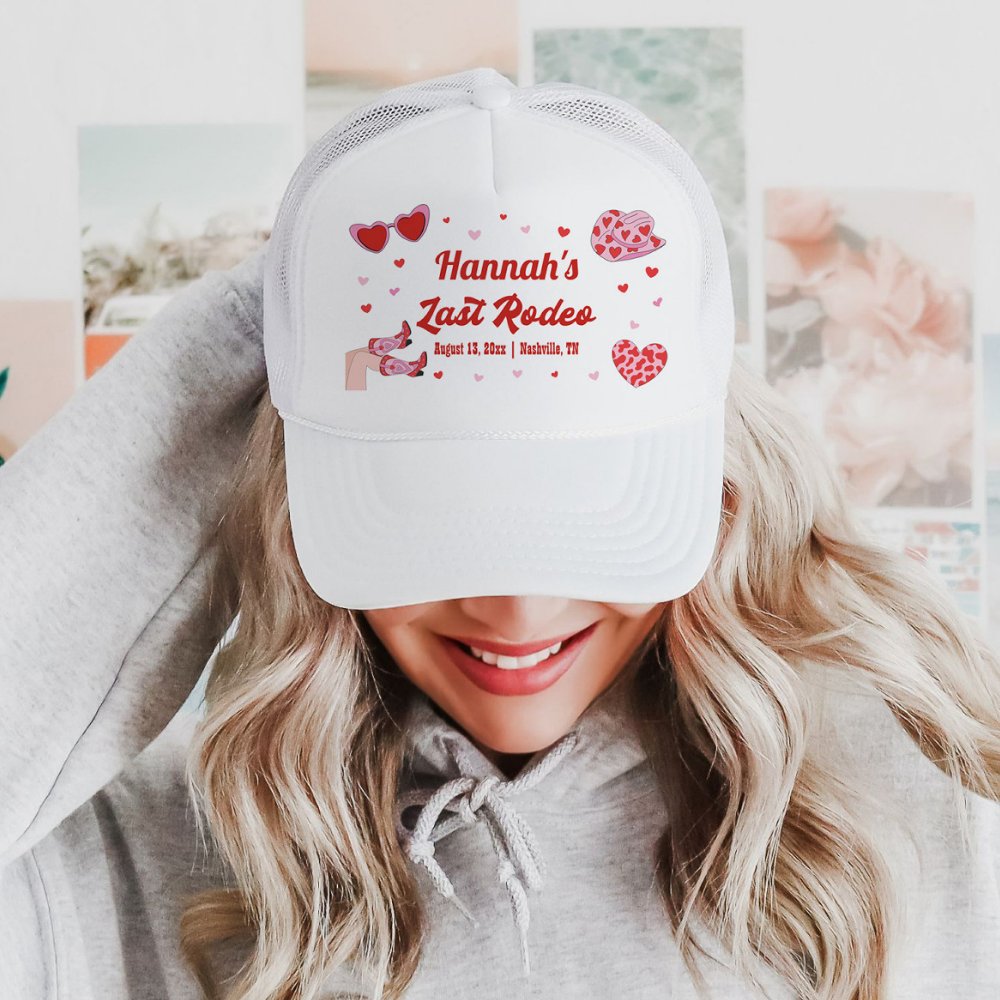 Last Rodeo Cowgirl Bachelorette Party Hat