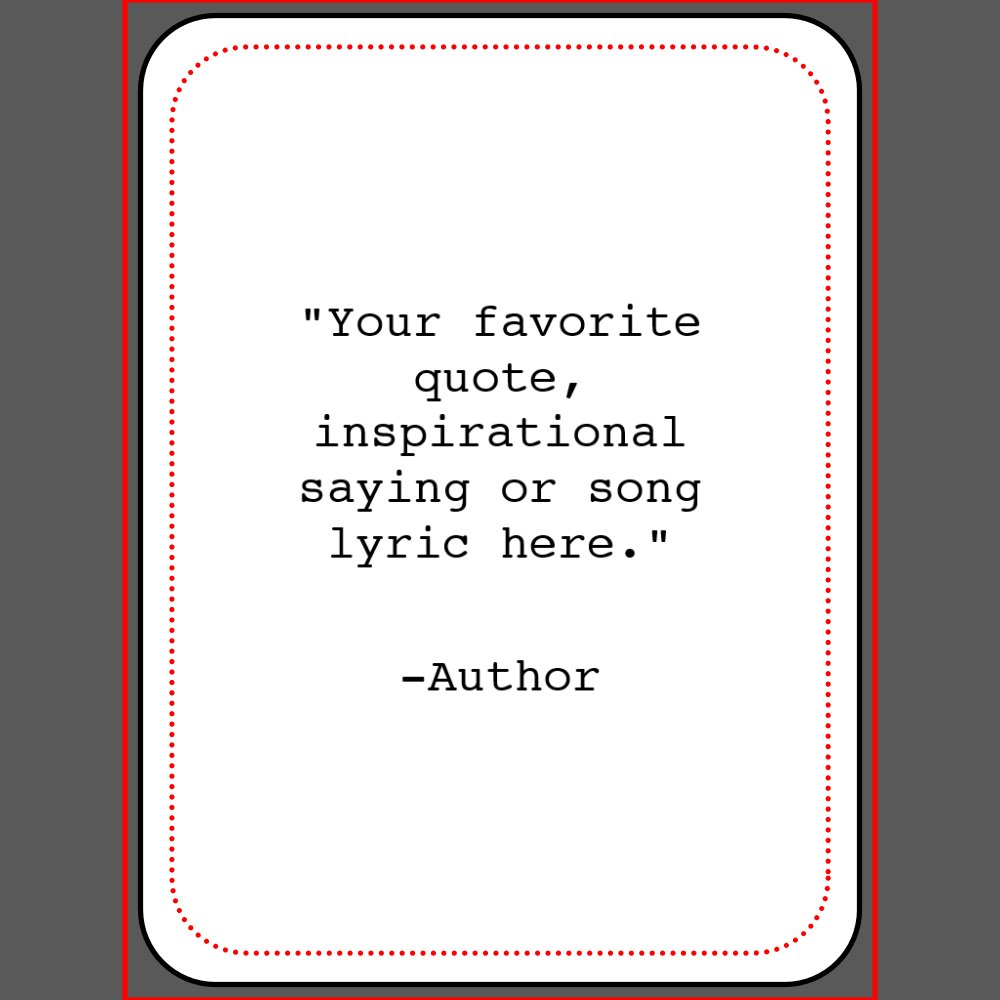 Create Your Own Quote Magnet