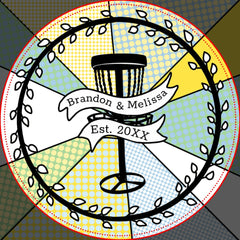 Disc Golf Personalized Couple Established Date