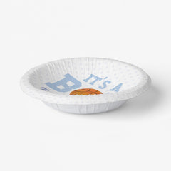 It's A Boy! Blue Basketball Baby Shower Paper Bowls