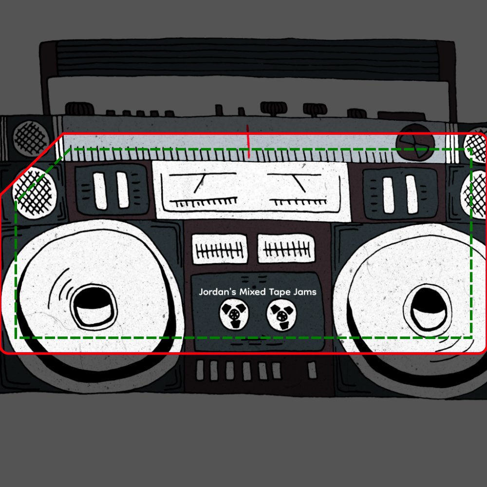 Boom Box Music Lover | Mix Tape Monogram Bluetooth Speaker