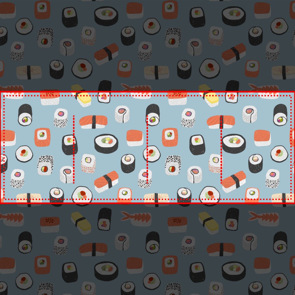 Sushi Pattern Beverage Pitcher