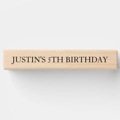 Child Birthday Personalized Dinosaur  Topple Tower