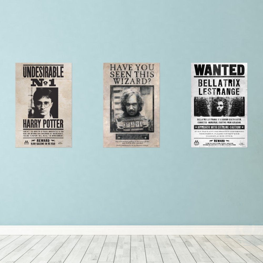 HARRY POTTER™ Wanted Wall Art Sets