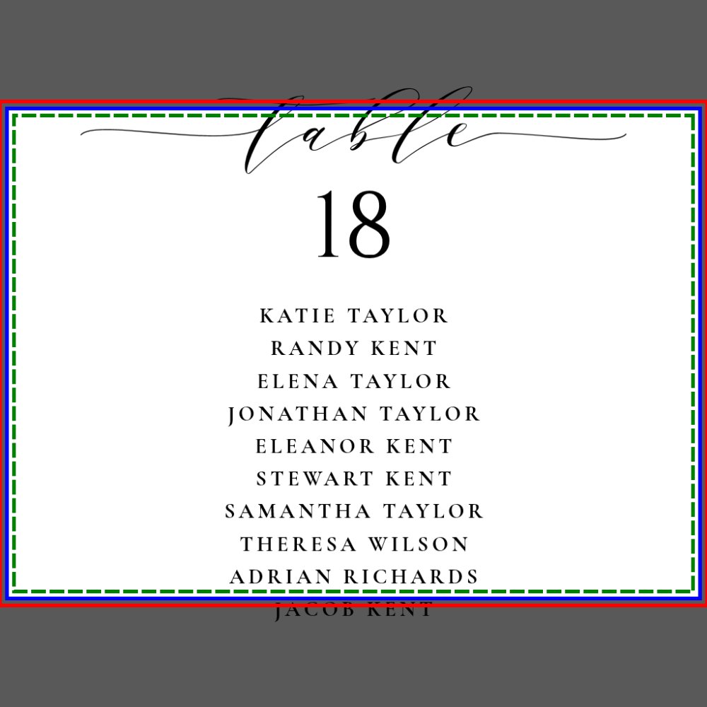 Black Minimalist Script Wedding Table Seating Invitation