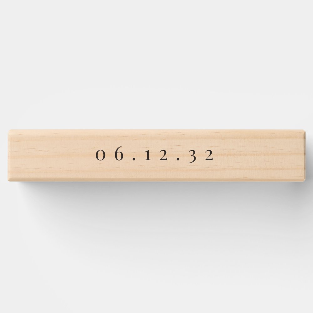 Inline | Modern Minimal Personalized Wedding Topple Tower