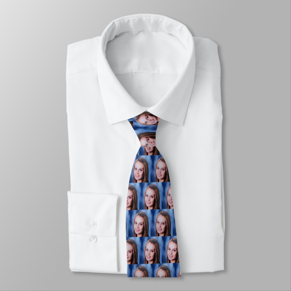 Custom Family Photo Personalized Neck Tie