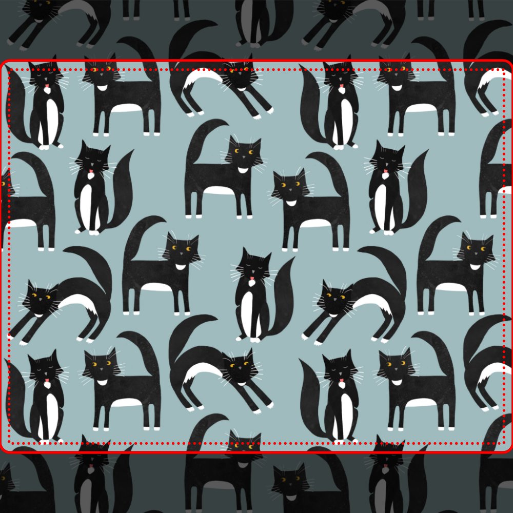 Black and White Tuxedo Cats Metal Lunch Box