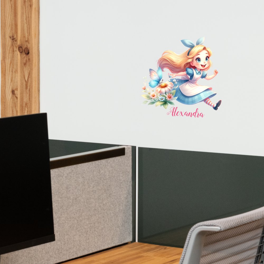 Personalized Personalized Alice in Wonderland Wall Decal