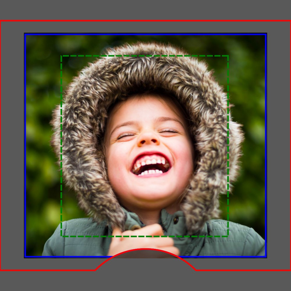 Personalized 2 Photo Template Double Sided Can Cooler