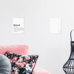 Friend Definition – Heartfelt Meaning Wall Art Sets