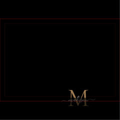 Elegant Stylish Black Gold Monogram Script Name Kitchen Towel