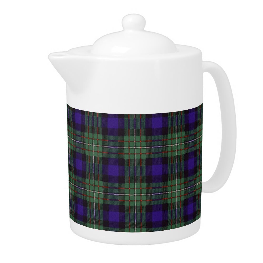 Real Scottish tartan - Ferguson Teapot