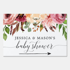 Baby Shower Directional Yard Sign