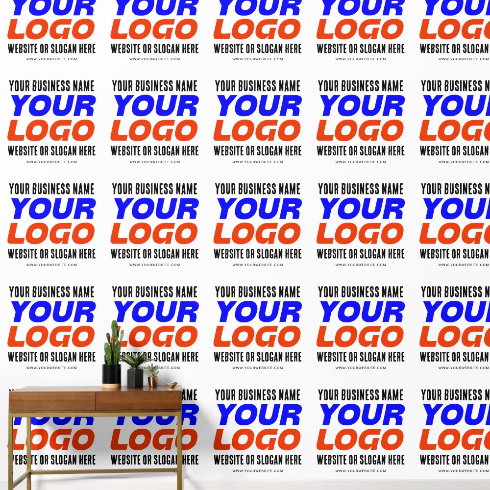 Custom Business Logo, Name, Website, Slogan Wallpaper