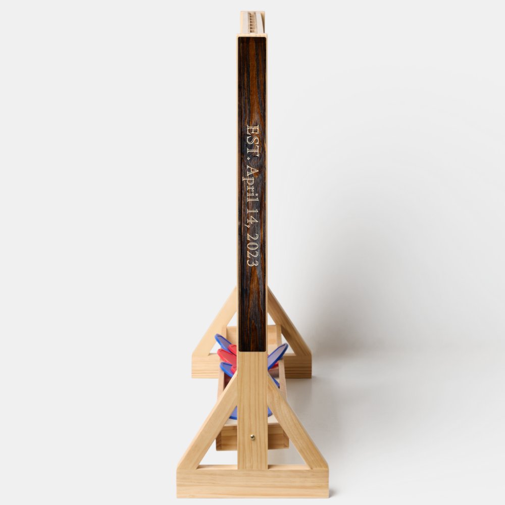Rustic Wood Tone Fast Four Game