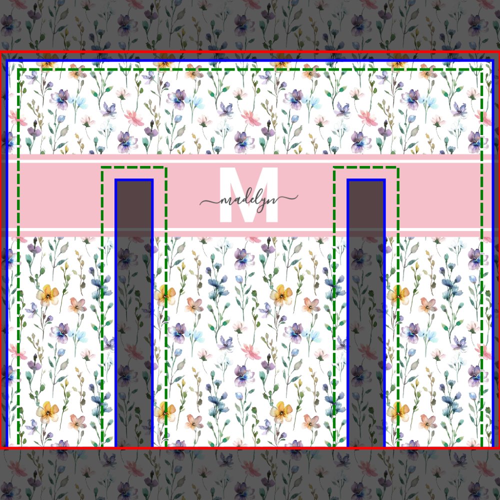 Wildflower Monogram Duffle Bag