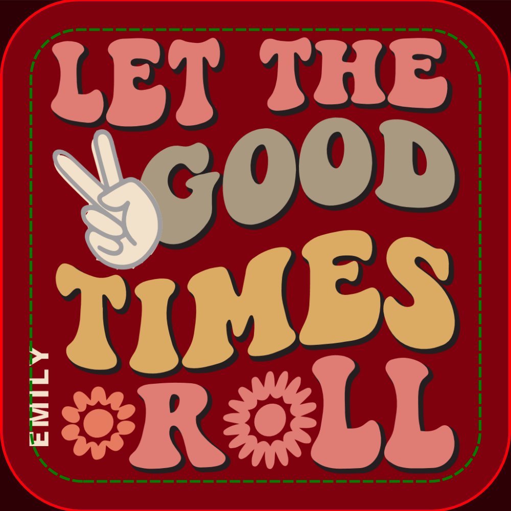 Personalized Good Times Roll Retro Name Bluetooth Speaker