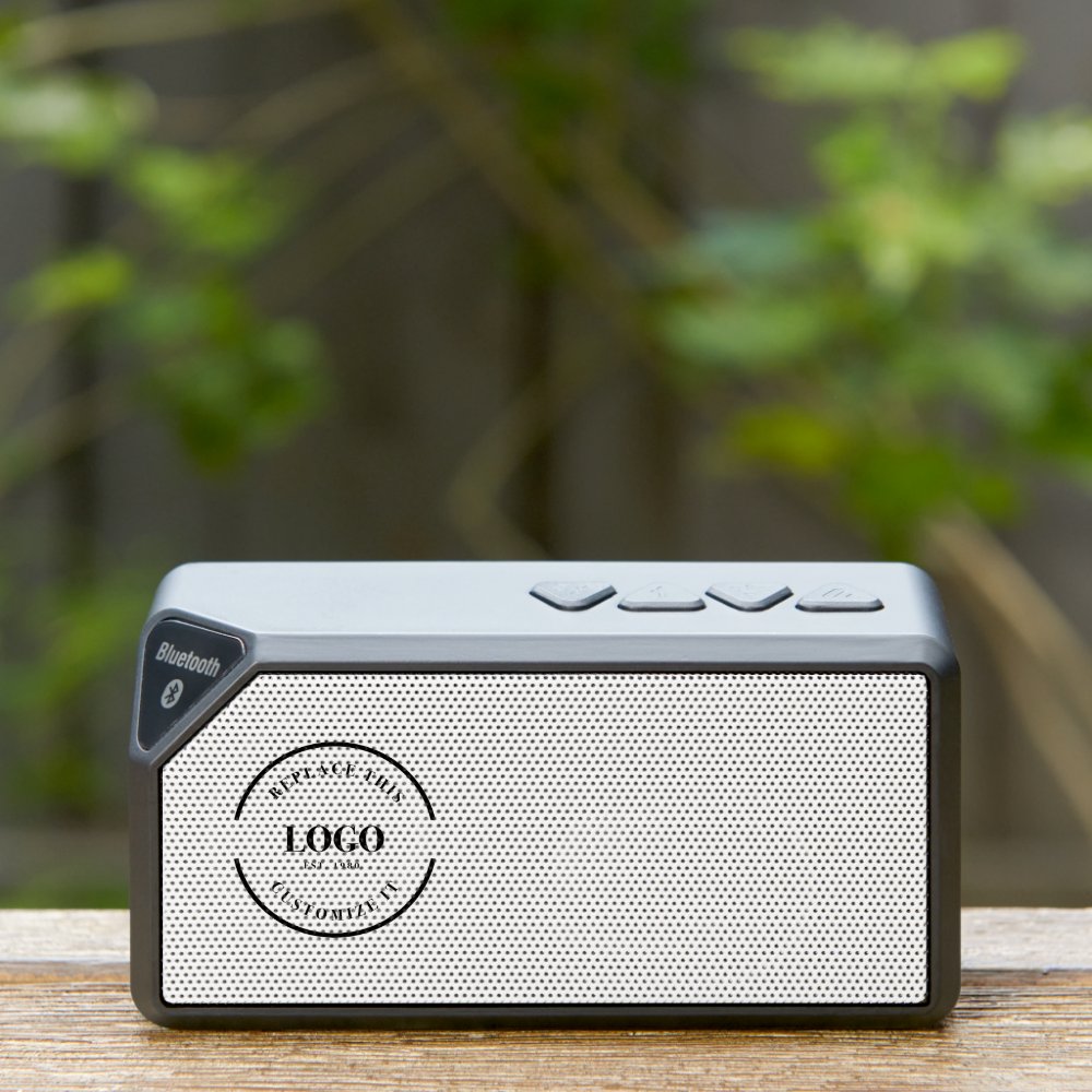 Business Logo and website Promotional Custom Bluetooth Speaker