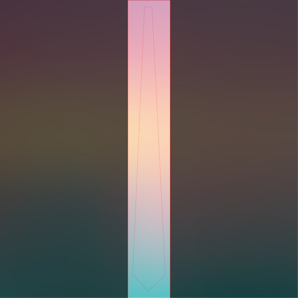Soothing Ombre Gradient Neck Tie