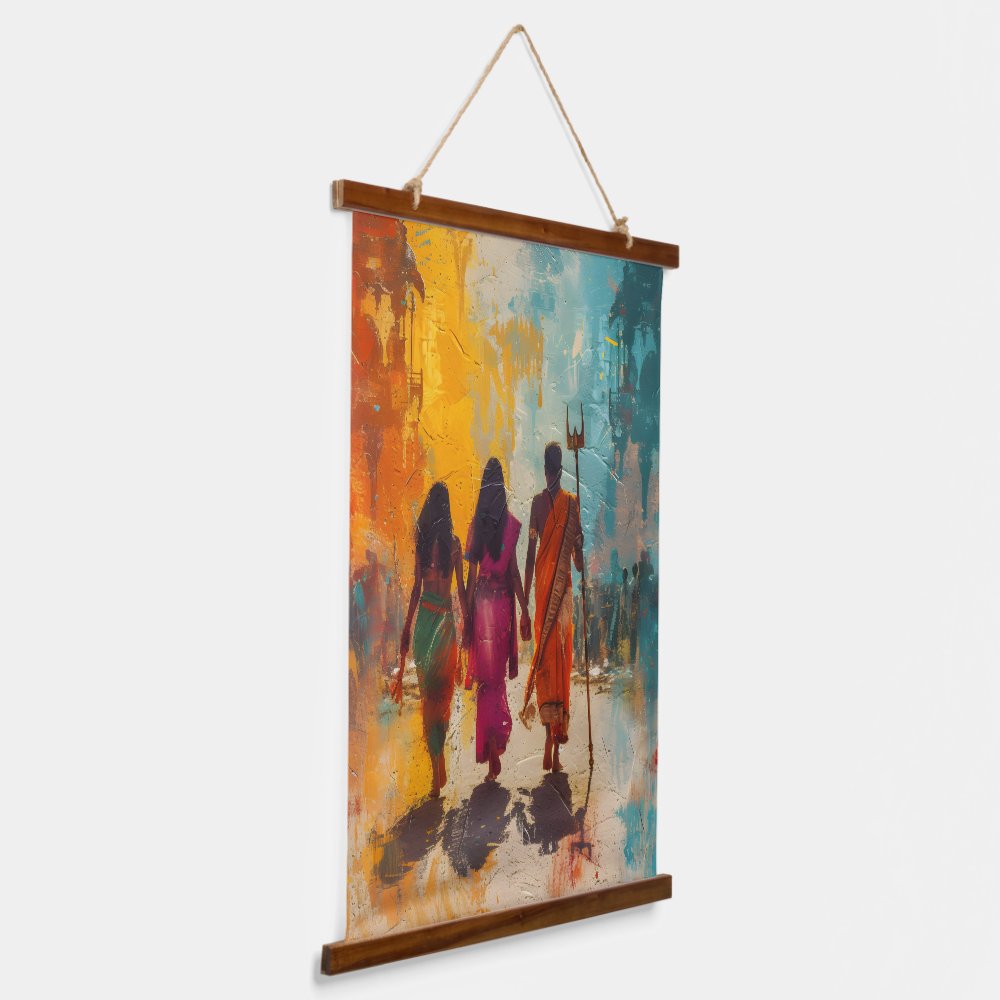 Painting Hanging Tapestry