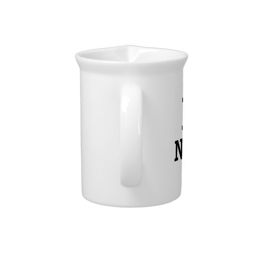 I Heart Name Beverage Pitcher