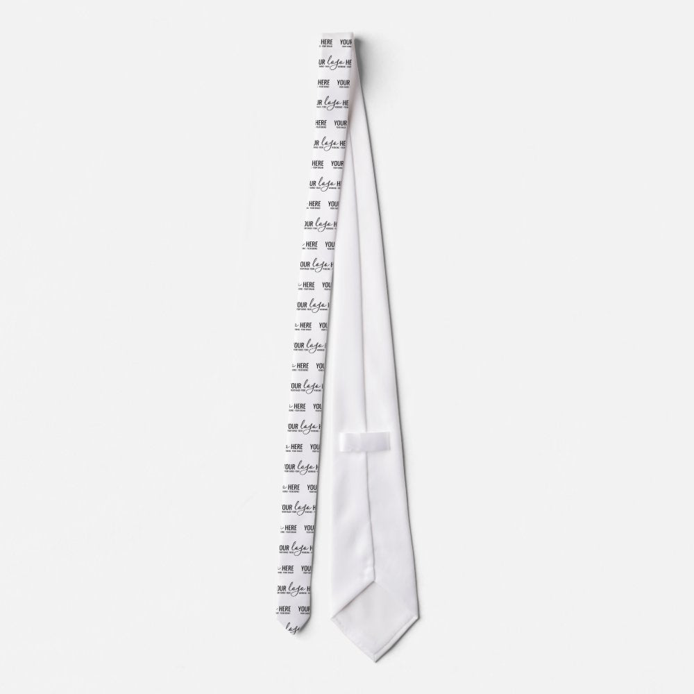 Custom Business Company Logo Promotional Pattern Neck Tie