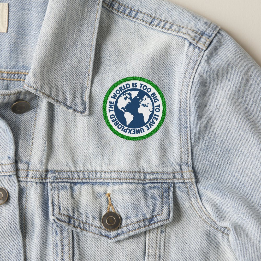 Explore The World Adventure Globe Patch