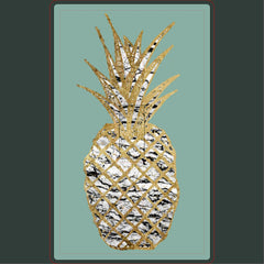 Modern Chic Marble Gold Pineapple Fruit Light Switch Cover