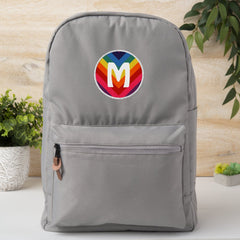 Awesome Retro Rainbow Chevron Monogram Patch