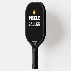 Funny Pickleballer Custom Text Name Pickleball Paddle
