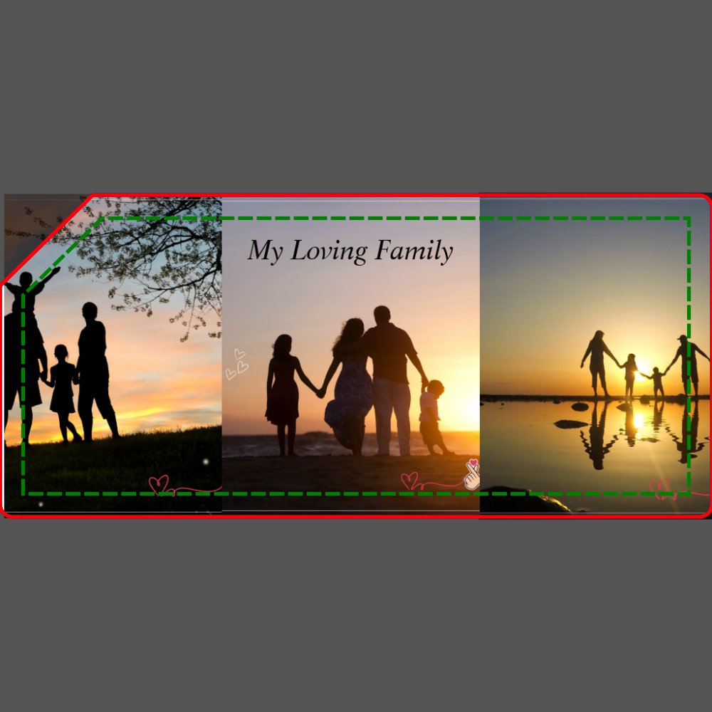 Multi Photo Collage Modern Personalized  Bluetooth Speaker