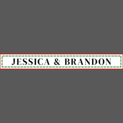 Elegant Wedding Monogram Couples Names Game Topple Tower