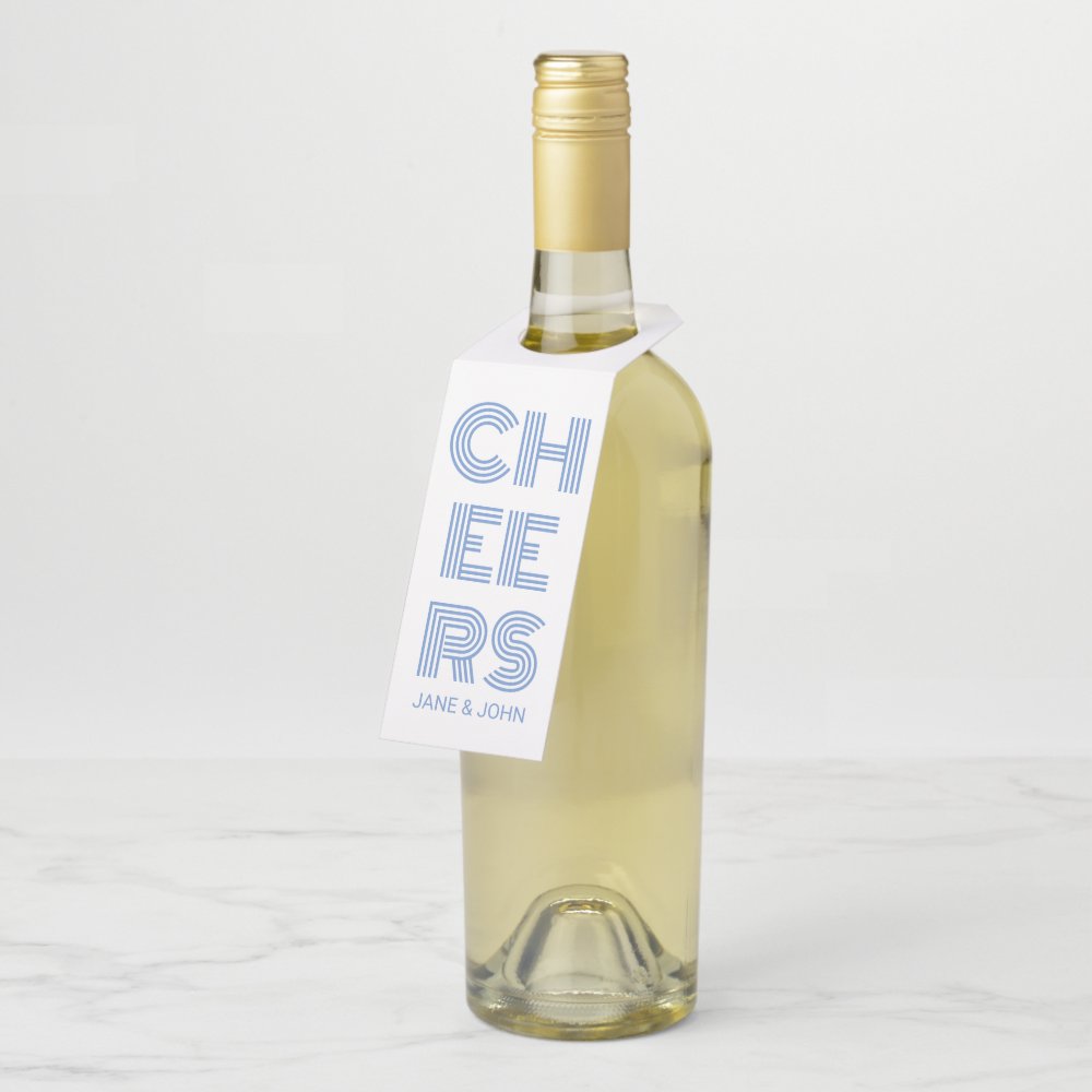 Cheers Bottle Tag