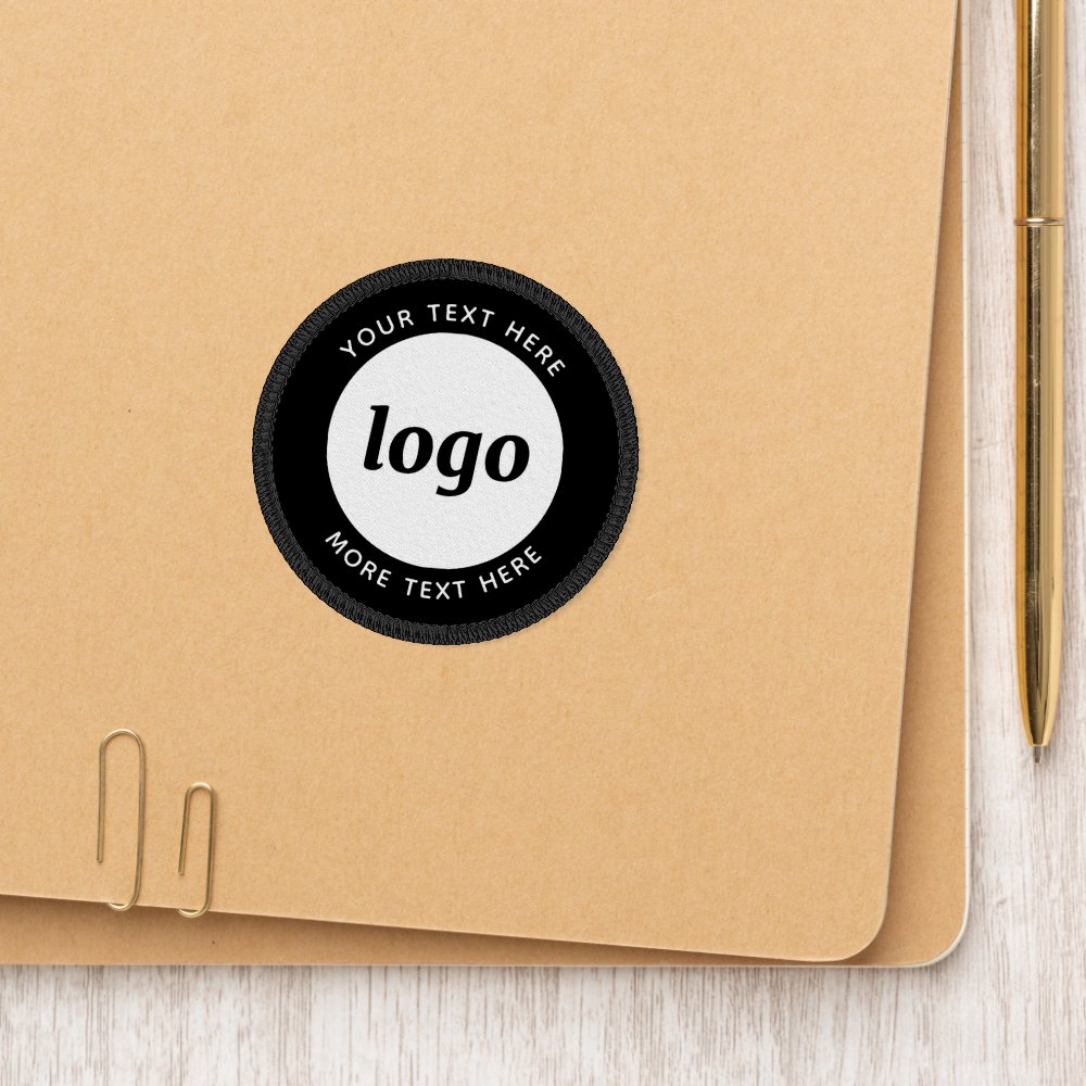 Simple Logo With Text Business Promotional Patch