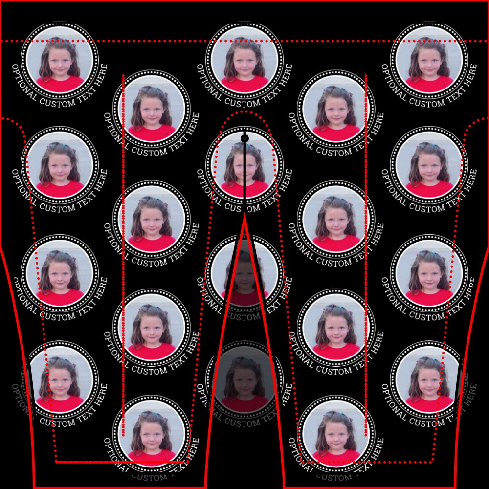 Create a Custom Photo Collage with 1 Photo Leggings