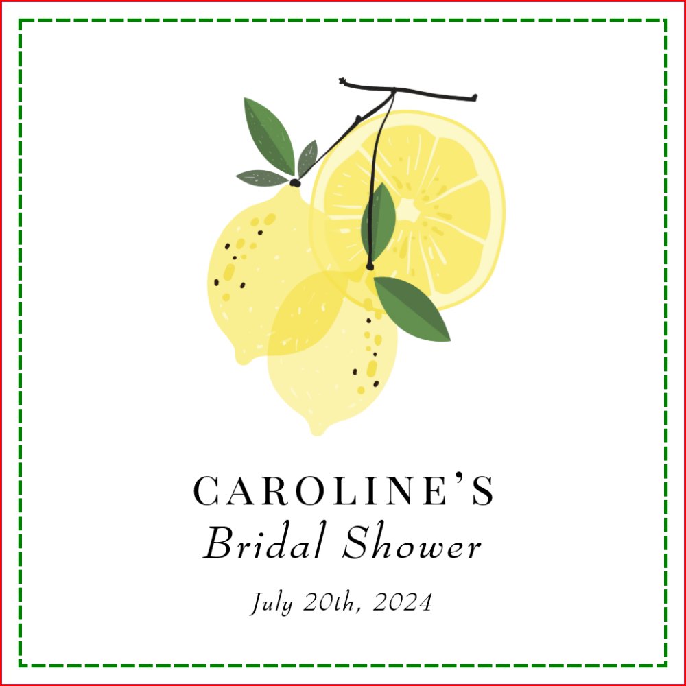 Lemon Yellow Main Squeeze Paper Napkin