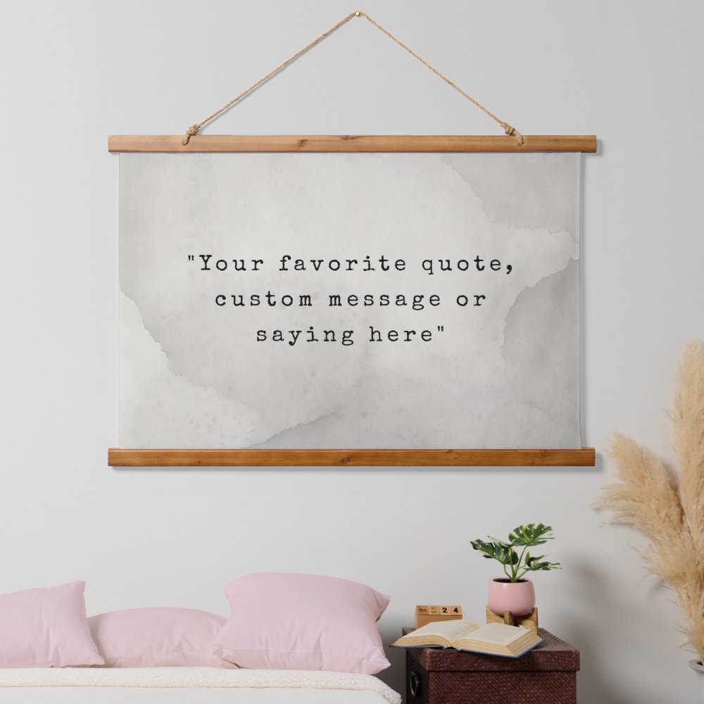 Create Your Own Quote Hanging Tapestry