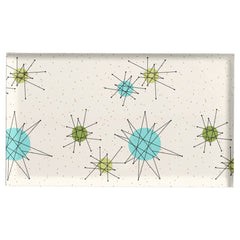 Iconic Atomic Starbursts Table Card Holder