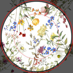 Modern Wildflower Garden Greenery Baby Shower Paper Plates