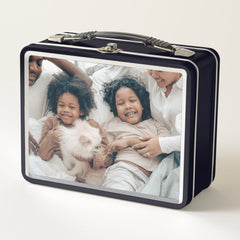 Unique personalized custom metal lunch box