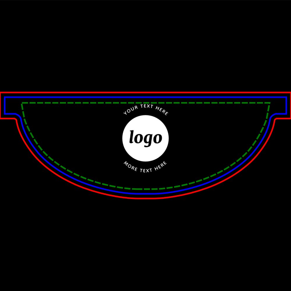 Simple Logo With Text Business Promotional Fanny Pack