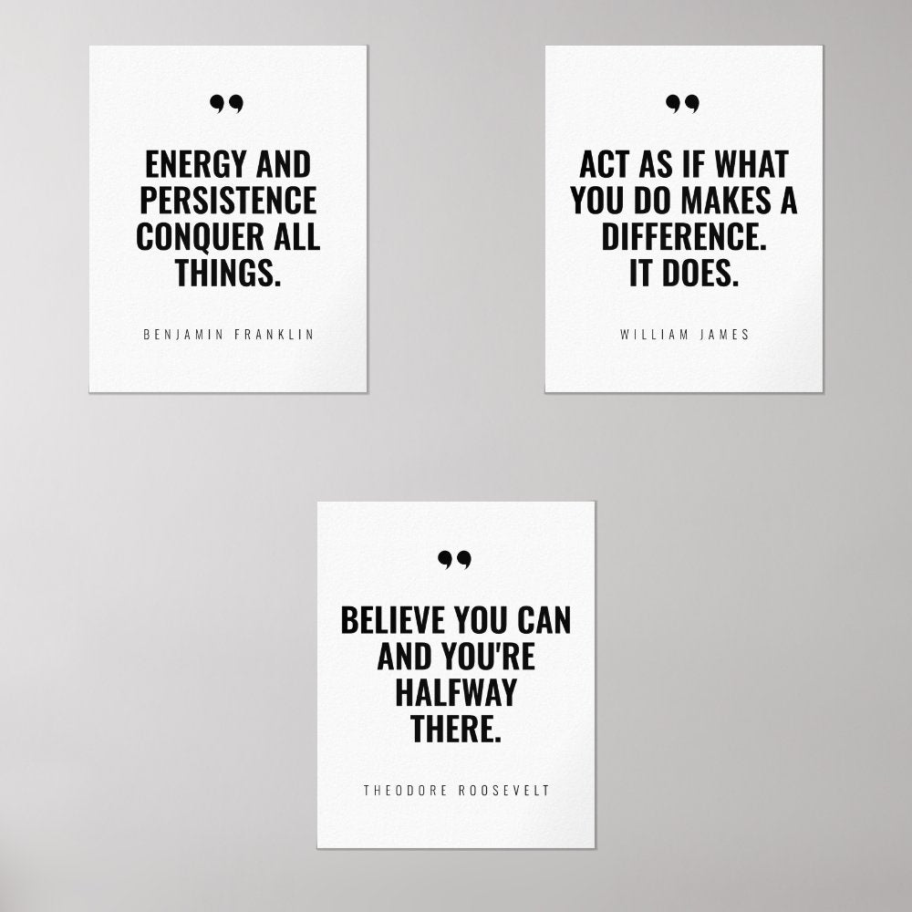 Create Your Own Motivational Quote Wall Art Sets