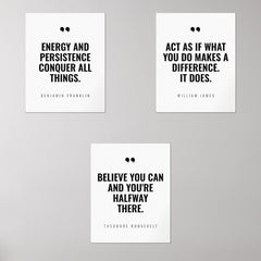 Create Your Own Motivational Quote Wall Art Sets