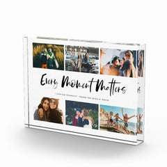 Every Moment Matters Quote Photo Collage Block