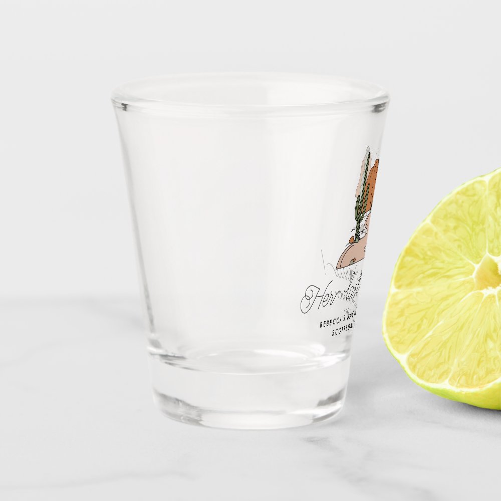 Bachelorette Weekend Party Fiesta Personalized Shot Glass