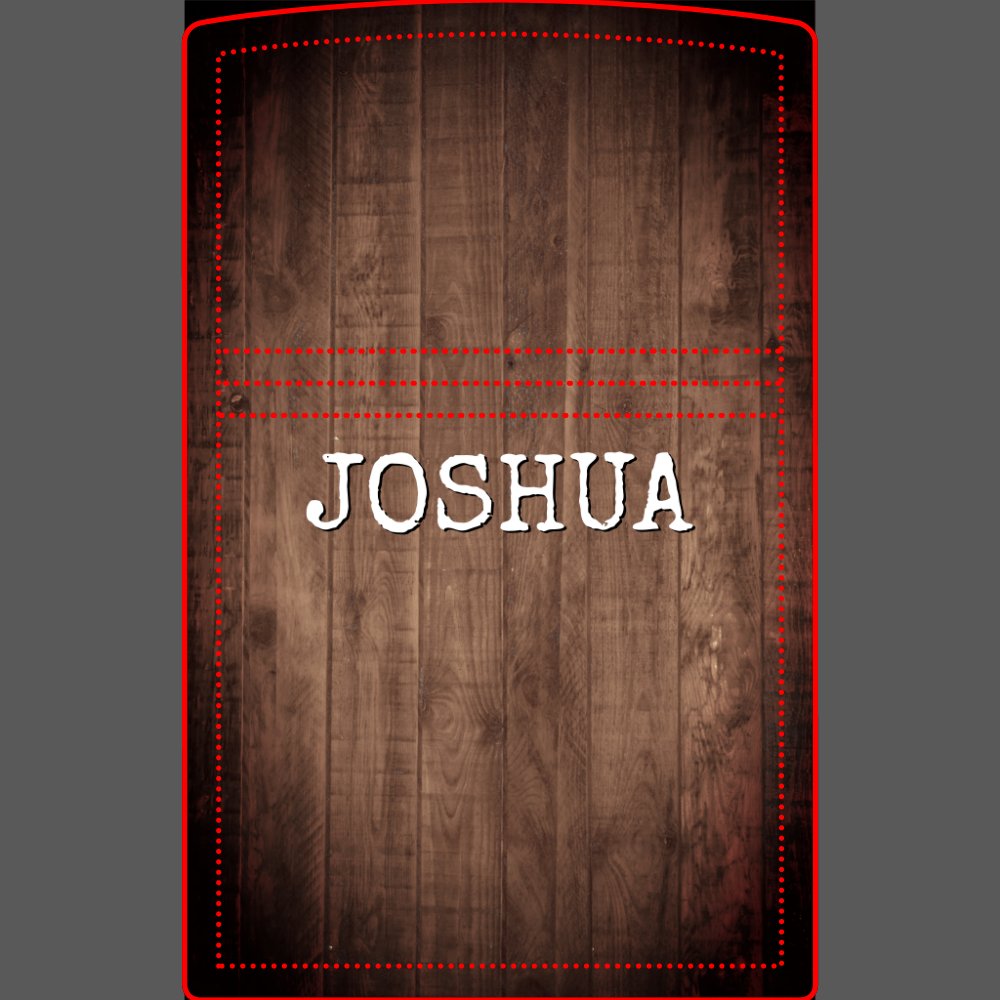 Rustic Weathered Dark Wood Custom Name Zippo Lighter