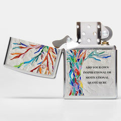 Create Your Own Inspirational Motivational Tree Zippo Lighter