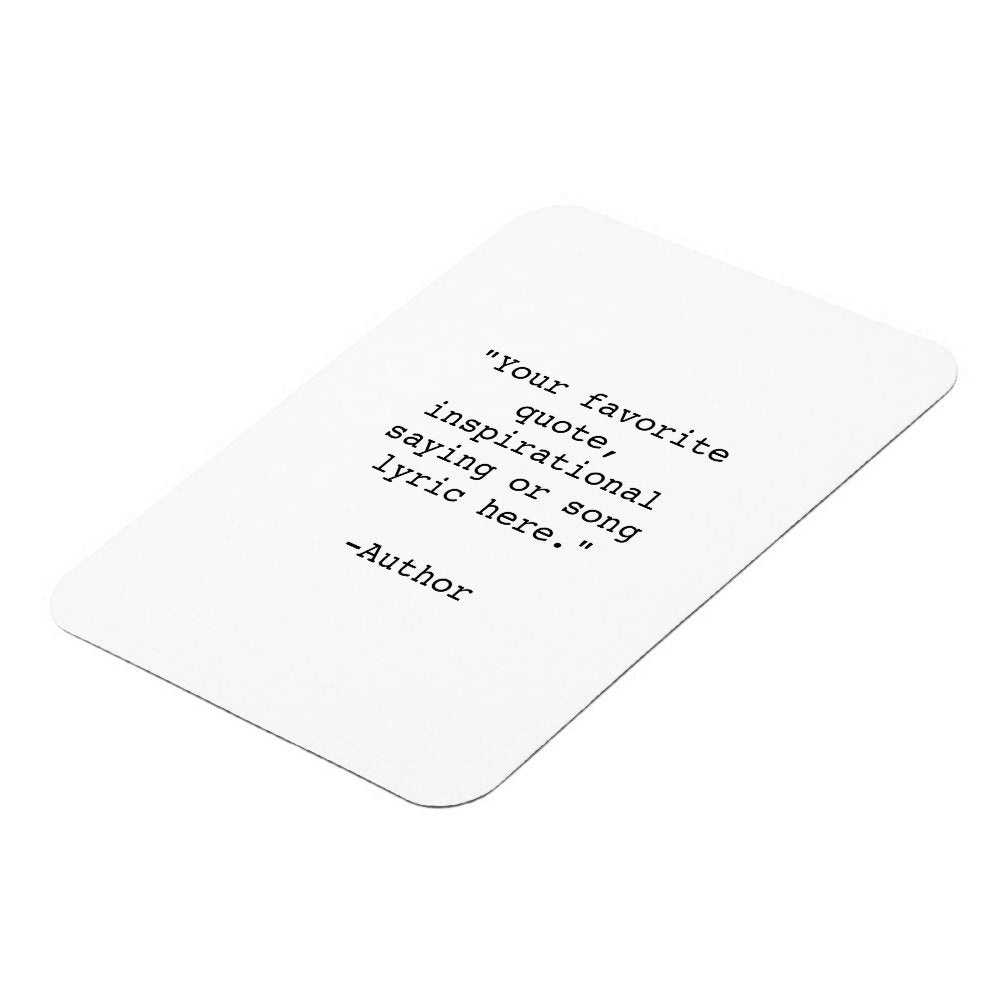 Create Your Own Quote Magnet